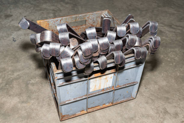 istock Metal parts formed 2158088401