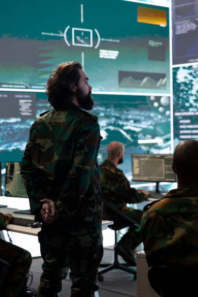 istock Signal support system specialists provide guidance and crucial battlefield data 2158090223