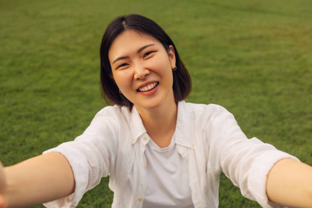 istock Joyful Connection: A Radiant Smile in the Outdoors 2158093934