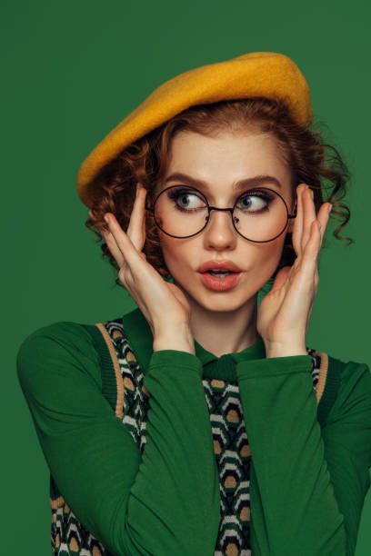 istock Retro Chic: Vibrant Joy in Green and Yellow 2158094612