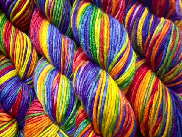 istock Colourful Skeins of Wool 2158098107