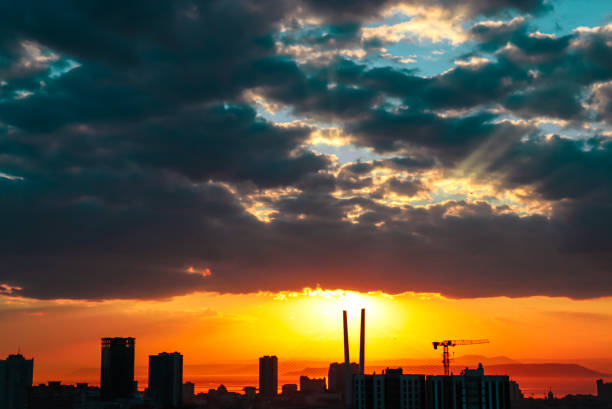Chengdu at dusk
