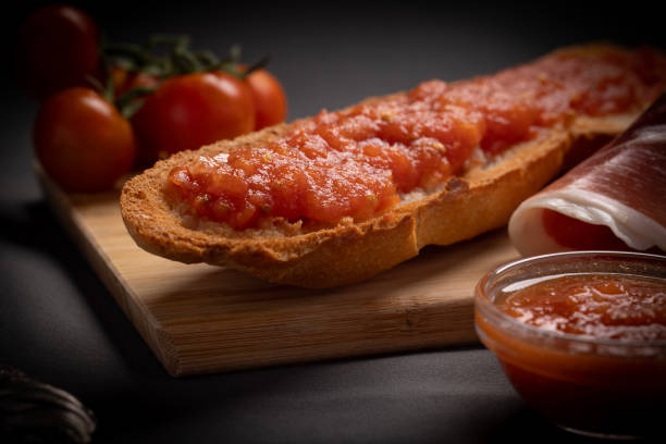 istock Spanish Tomato Tostada on Baguette 2158105723