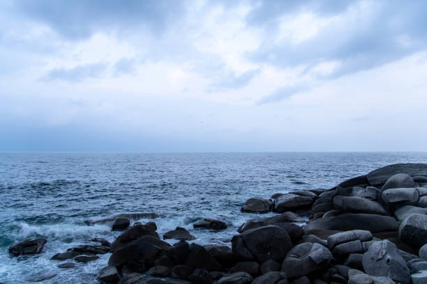 idyllic and peaceful seaside view during travel