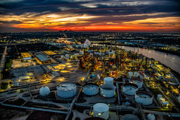 istock Industrial Houston Cityscape Aerial 2158123208