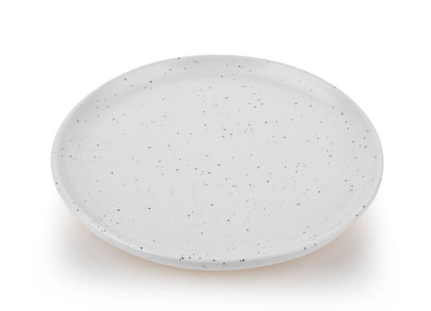 istock polka dots ceramic plate isolated on white background 2158127020