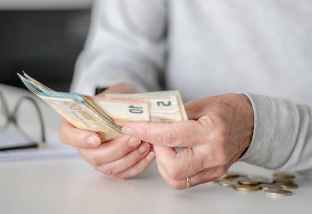 istock Close-Up Of Elderly Woman'S Hands 2158127993