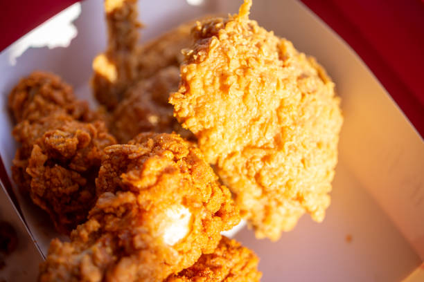 Street food in thailand, Fried chicken background
