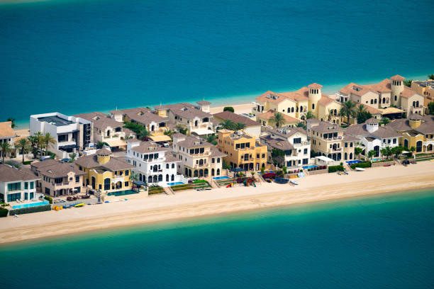 istock Luxury Homes on Dubai’s Palm Island 2158130543
