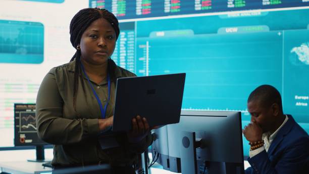 istock Business analyst looking into statistics and reports to detect any obstacles 2158132390