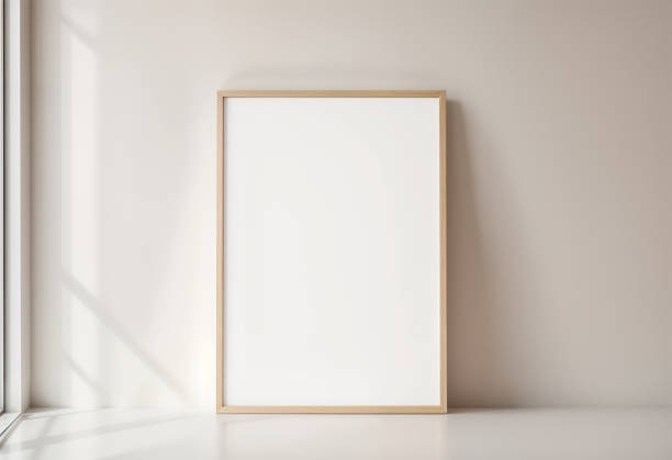 istock Frame Interior Wall Art Poster Room Mockup 2158133572