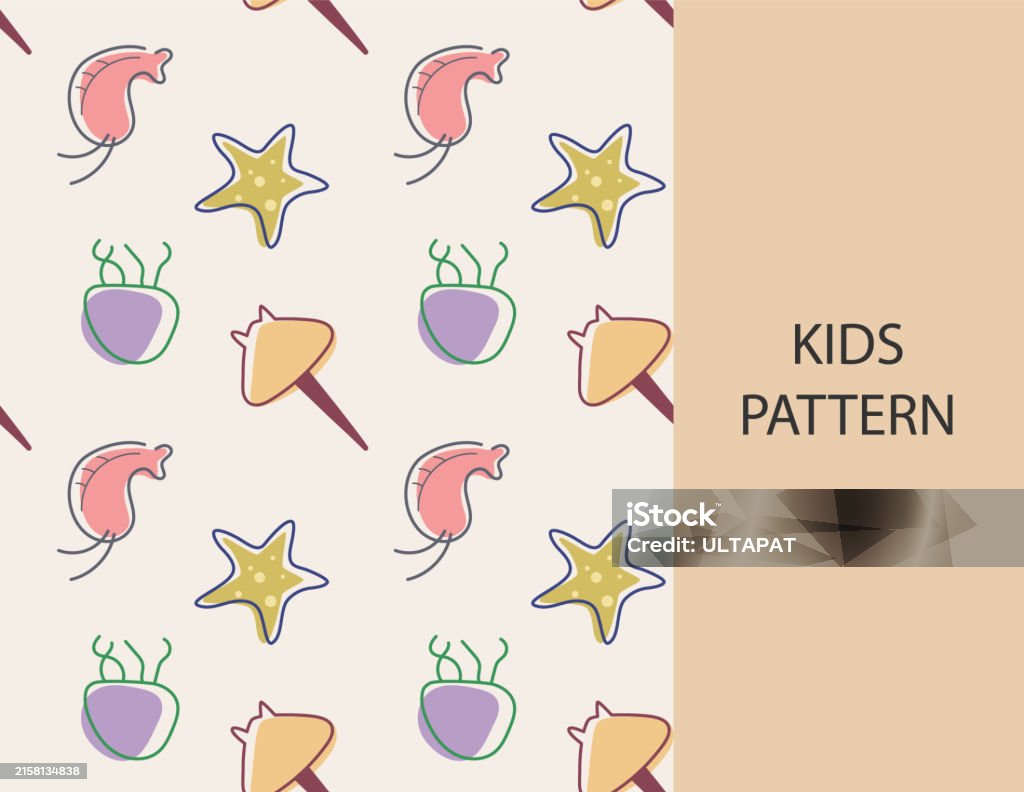 Pattern Design Children Cute Children Pattern Cute Seamless Pattern Design Stock Illustration ...
