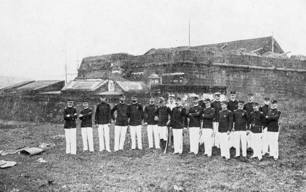 istock Antique photograph of Philippines during the Spanish American War 2158136557