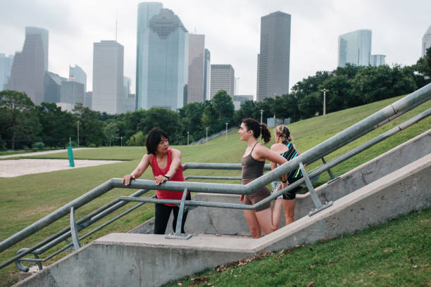 istock Morning Women's Running Group In Houston 2158140872