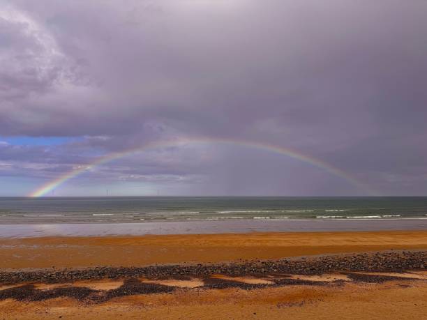 istock A rainbow over the North Sea in Northumberland 2158141049