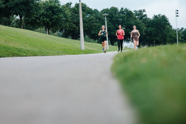istock Morning Women's Running Group In Houston 2158141104