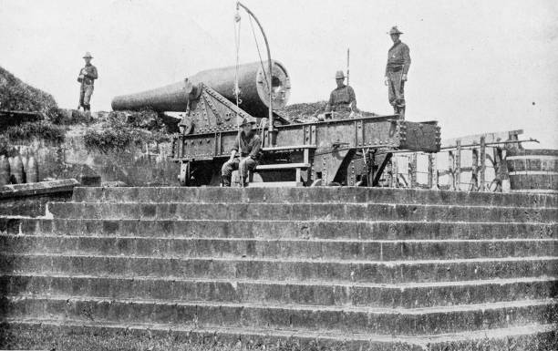istock Antique photograph of Philippines during the Spanish American War 2158141108