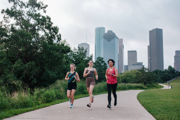 istock Morning Women's Running Group In Houston 2158141195