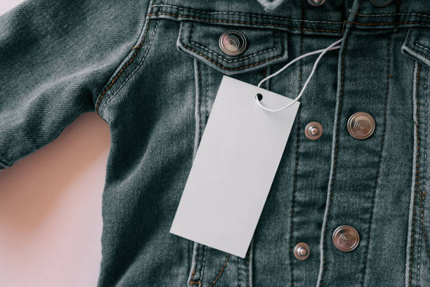 istock Children's denim jacket on a pink background 2158143030