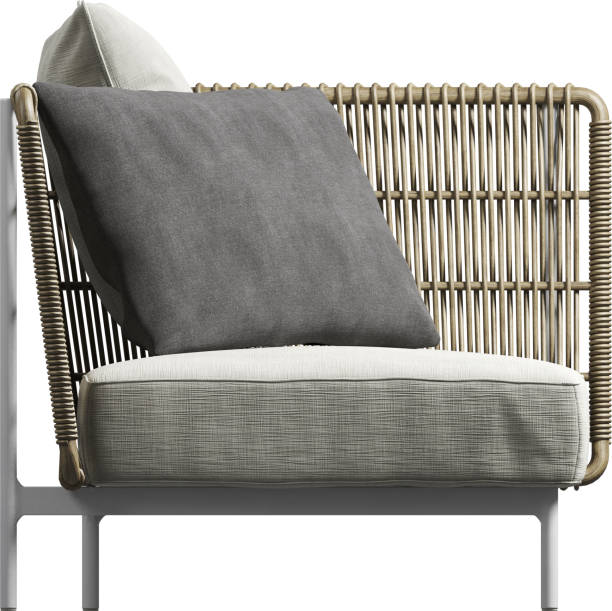 istock Top view of sofa with cushions 2158146964