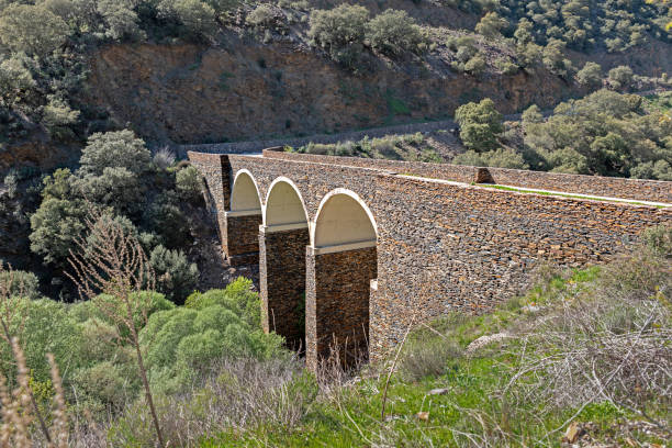 Bridge over the Jaramilla River. Corralejo, Guadalajara, Spain