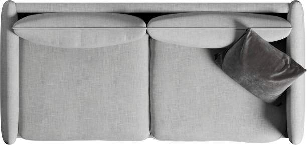 istock Top view of sofa with cushions 2158152826