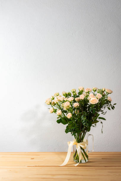 istock A bouquet of delicate cream roses 2158152994