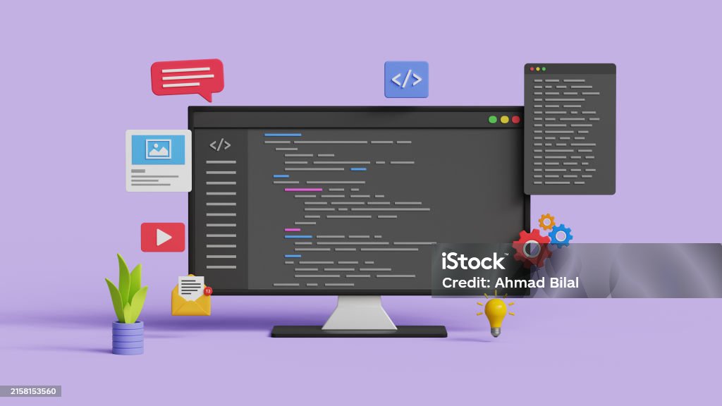 Programming Or Developing A Software Or Game Application Program Or ...