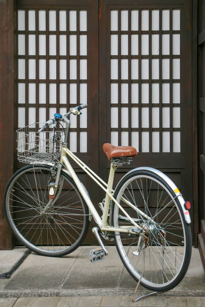 istock Bicycle by Traditional Japanese Door 2158153655