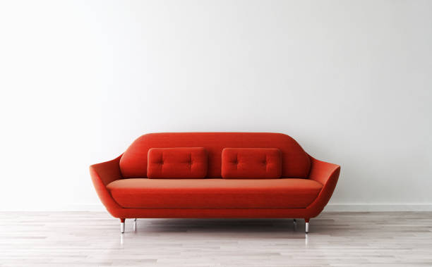 istock Large luxury modern bright interiors Living room mockup illustration 3D rendering image 2158156179