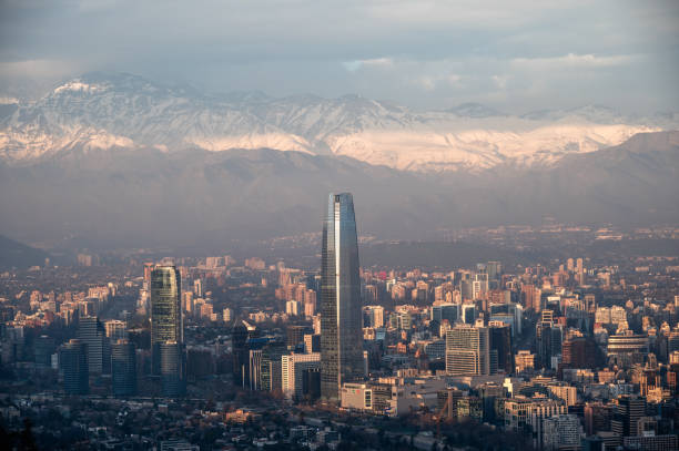 istock Beautiful skyline of Santiago Chile 2158159091