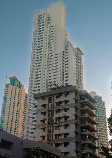istock Modern tall buildings at sunset in Panama City 2158166802