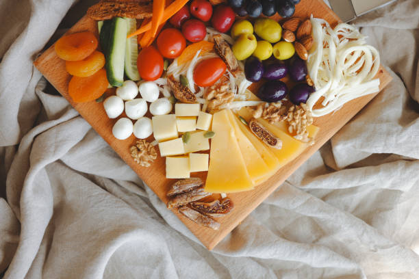 istock High angle view of fresh Mediterranean tapas platter 2158168387