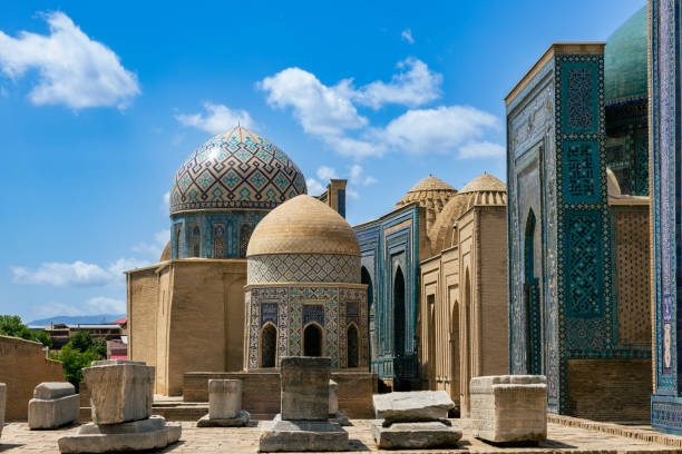 istock Shah-i-Zinda Mausoleums in Samarkand 2158169188