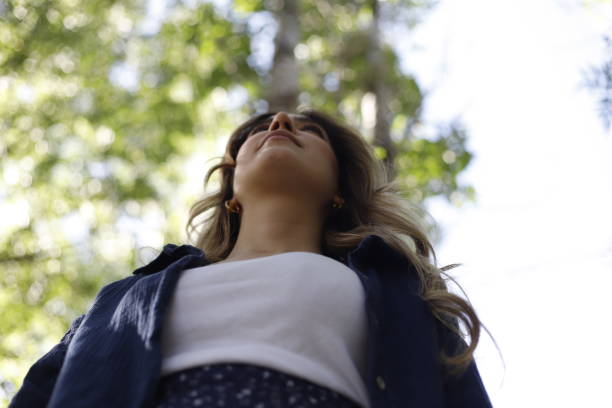 istock young girl doing activity in nature 2158171276