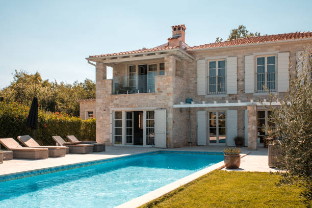 istock Secluded Rental  Villa With Pool 2158178898