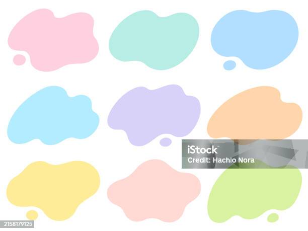 Fun Irregular Frame Colorful Irregular Shaped Frame Illustration Set Stock Illustration ...