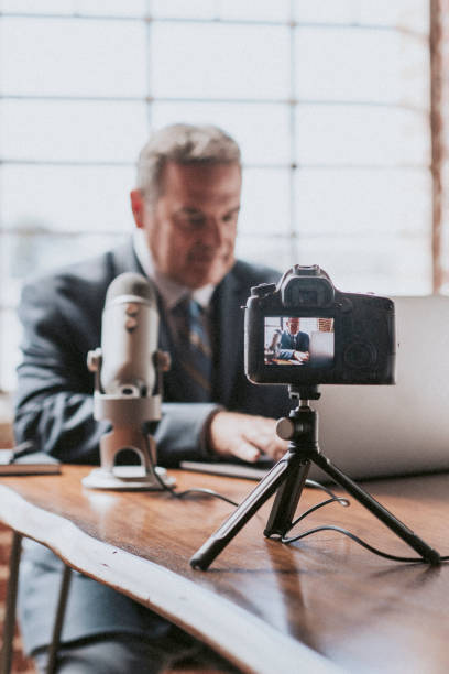 istock Male radio host talking on the phone 2158184268