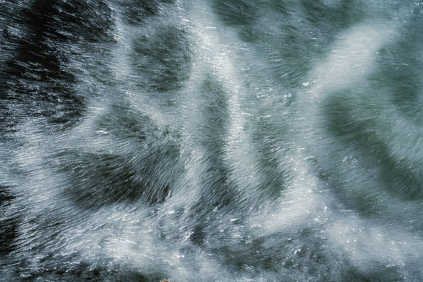 Close up pictures of natural and fresh water from a waterfall