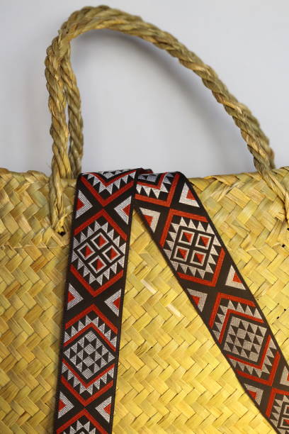 istock A flax woven with a maori ribbon 2158187611