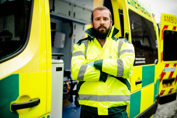 istock Paramedics at work with an ambulance 2158189358