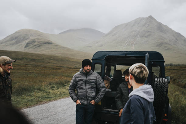 istock Friends on a road trip in the Highlands 2158193751