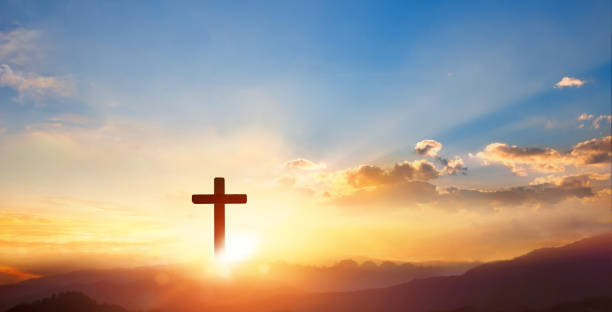 istock The Cross symbol of easter for christian. 2158195785