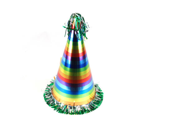 istock close up on colorful party hat isolated on white 2158197316