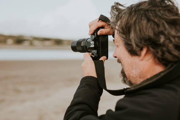 istock Retired senior enjoying photography hobby 2158198067