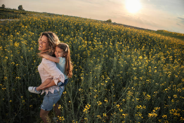 istock Mother and daughter enjoying nature 2158199064