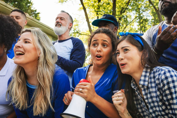 istock Worried football supporters watching the game 2158204180
