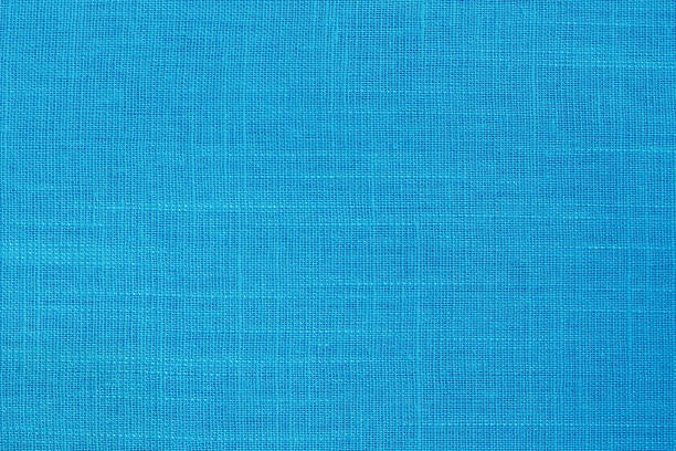 istock Light blue linen fabric cloth texture background, seamless pattern of natural textile. 2158204495