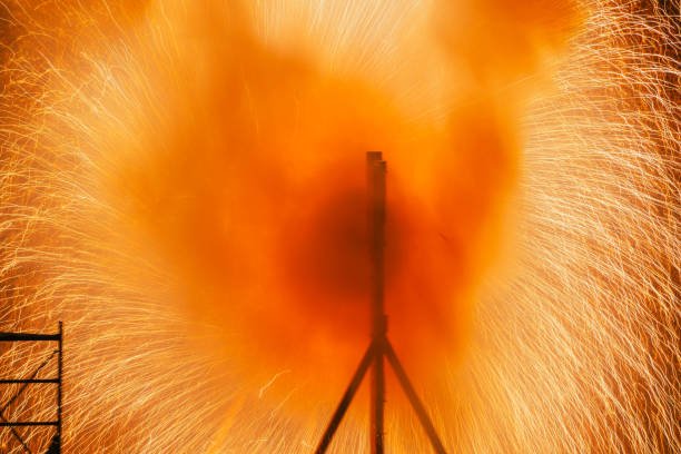 Hand held fireworks at Toyohashi, Aichi, November 2023