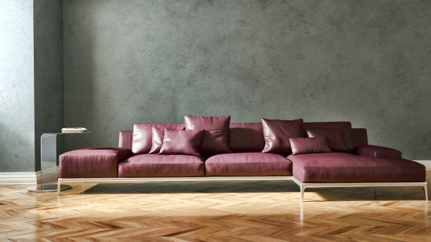 istock Large luxury modern bright interiors Living room mockup illustration 3D rendering image 2158206576